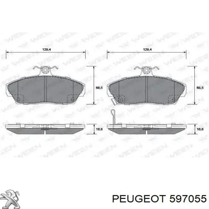 Bobina 597055 Peugeot/Citroen