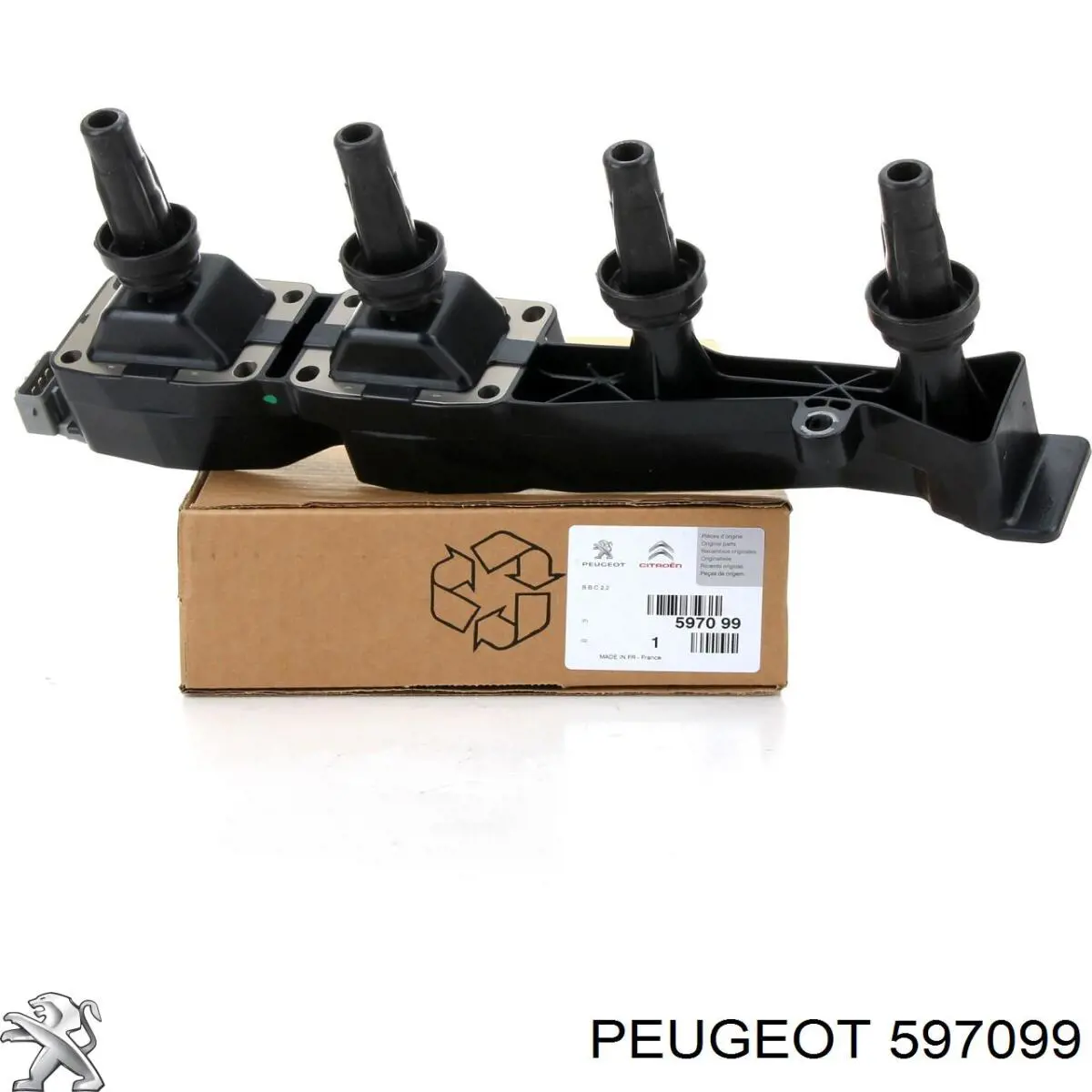 Bobina de encendido Peugeot/Citroen 597099