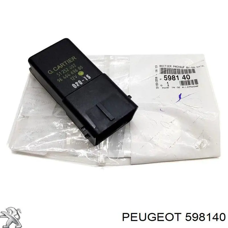 Relé de bujía de precalentamiento Peugeot 406 8B