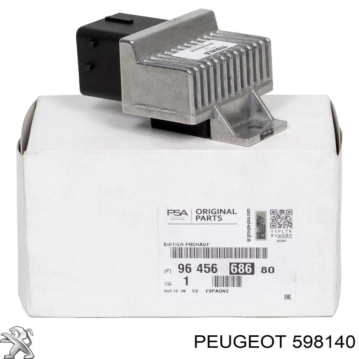 Relé de bujía de precalentamiento Peugeot 406 8B