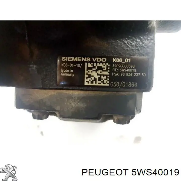 Bomba de alta presión de combustible Peugeot/Citroen 5WS40019 precio, desde 185,86 EUR