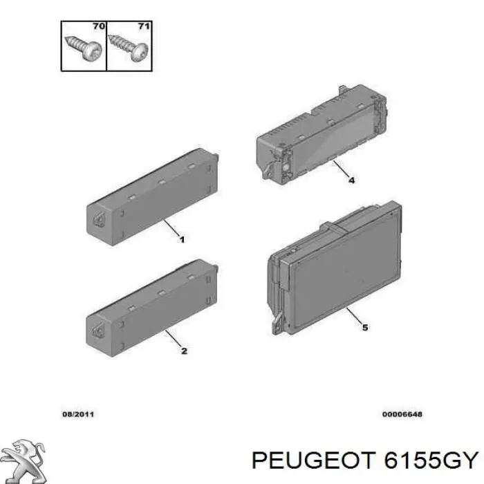 6155GY Peugeot/Citroen