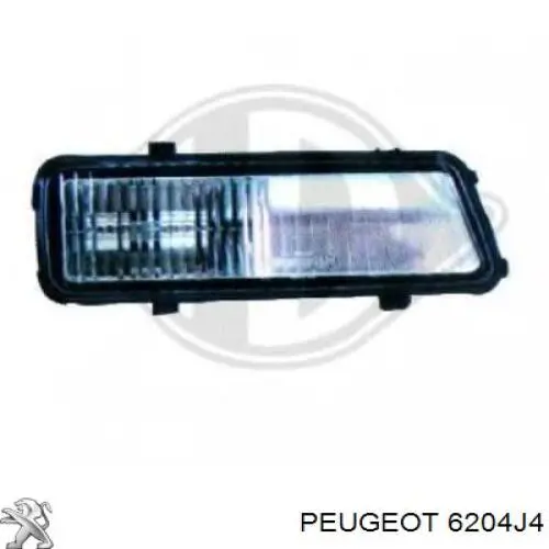 6204J4 Peugeot/Citroen luz antiniebla izquierdo