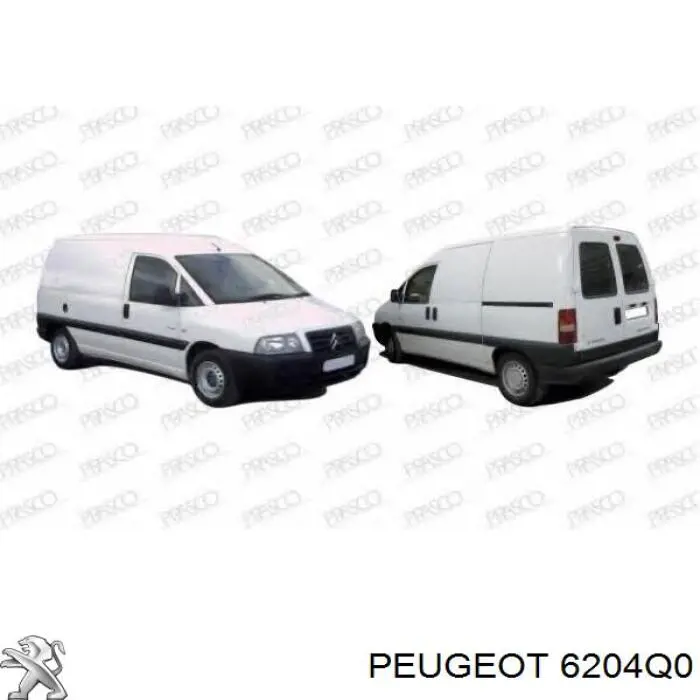Faro antiniebla universal Peugeot/Citroen 6204Q0 precio, desde 21,95 EUR