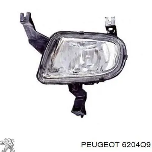 Luz antiniebla izquierda para Peugeot 306 (7B)