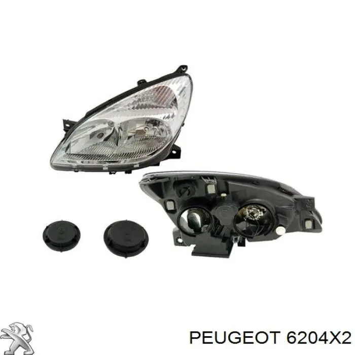 Faro Peugeot/Citroen 6204X2 precio, desde 58,08 EUR