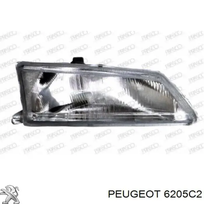 6205C7 Peugeot/Citroen Luz derecha