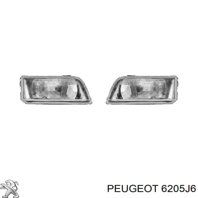 6205J6 Peugeot/Citroen faro derecho