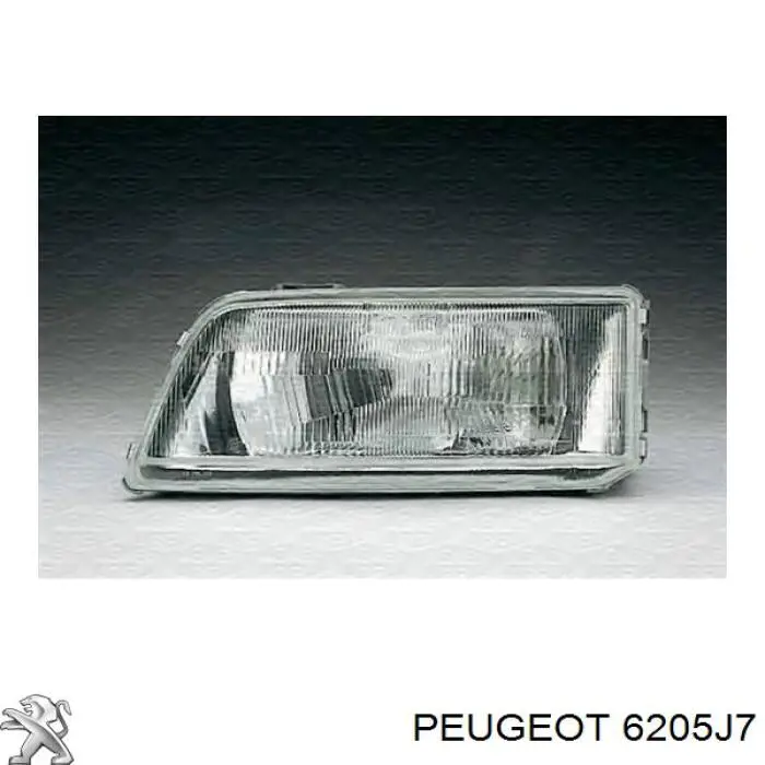 6205J7 Peugeot/Citroen faro derecho