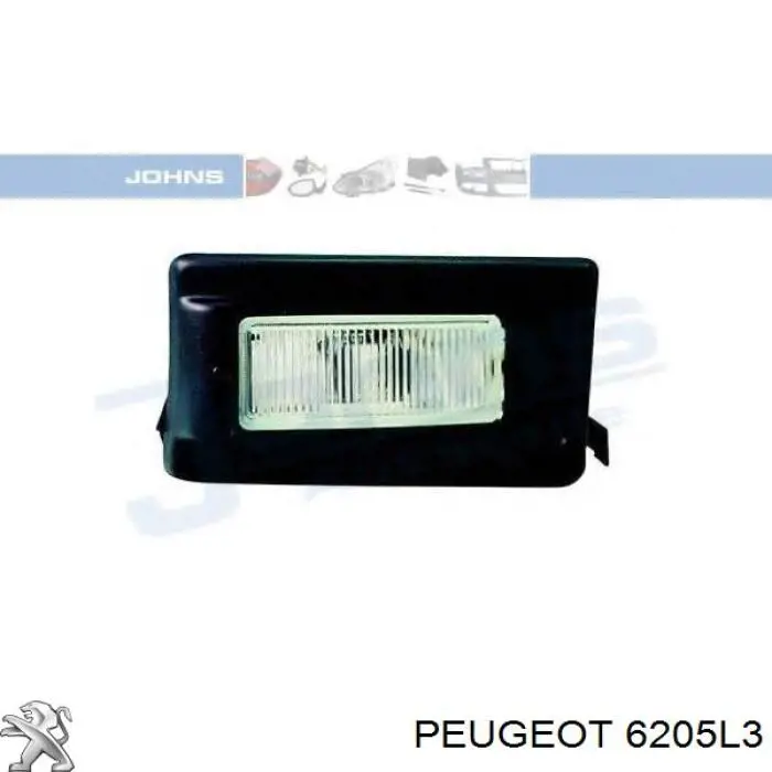 6205L3 Peugeot/Citroen faro antiniebla derecho