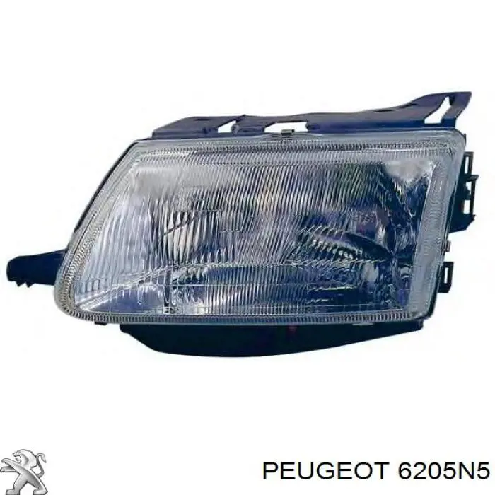 Faro derecho Peugeot/Citroen 6205N5 precio, desde 40,66 EUR