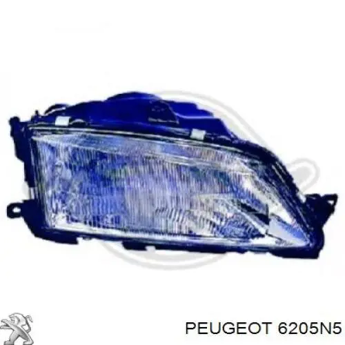 Comprar 6205N5 Peugeot/Citroen Faro derecho
