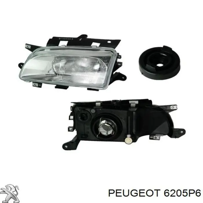 Faro derecho Peugeot/Citroen 6205P6 precio, desde 55,61 EUR