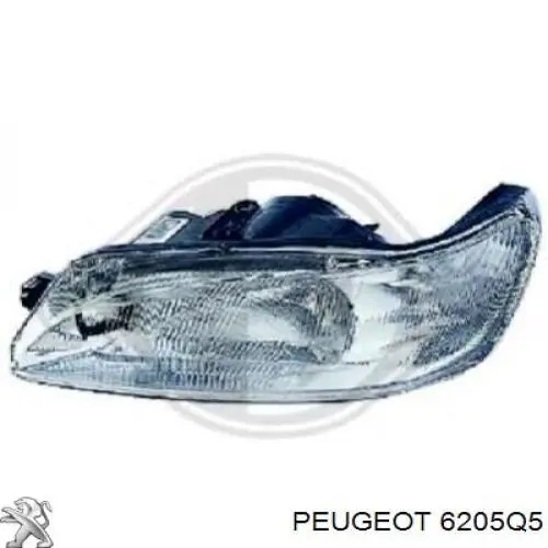 Comprar 6205Q5 Peugeot/Citroen Faro derecho