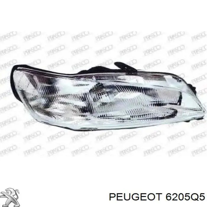 6205Q6 Peugeot/Citroen faro derecho