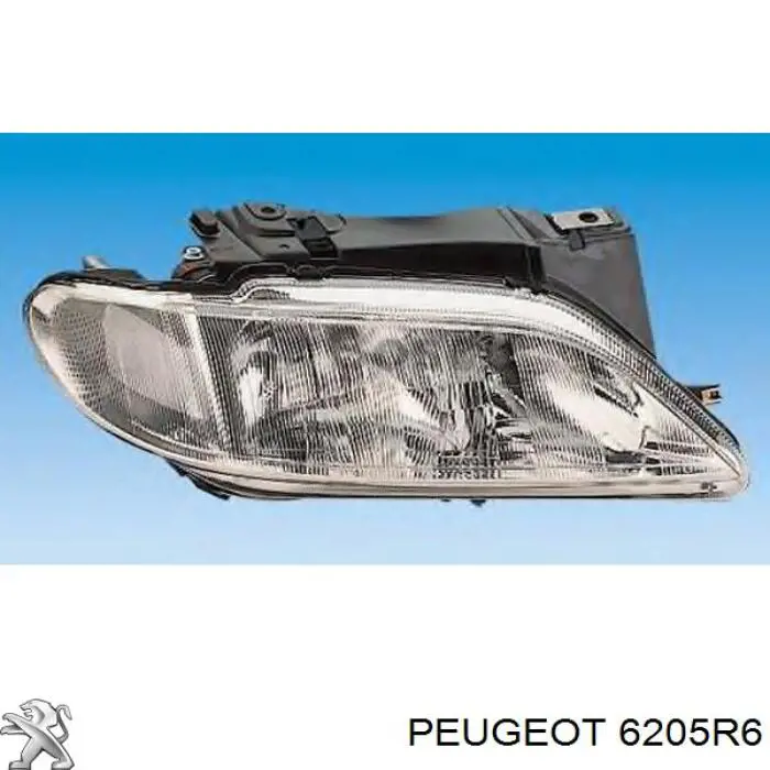 6205R6 Peugeot/Citroen faro derecho