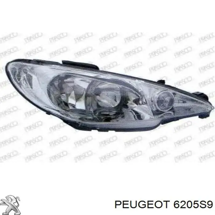 Faro derecho Peugeot/Citroen 6205S9 precio, desde 69,14 EUR