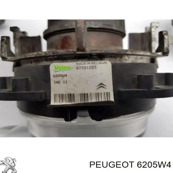 6205W4 Peugeot/Citroen faro antiniebla