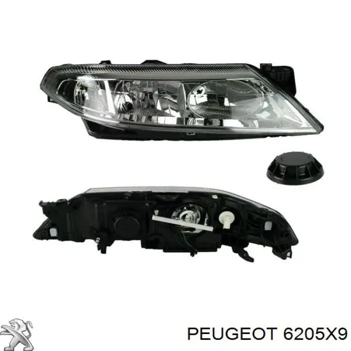 Faro derecho Peugeot/Citroen 620659 precio, desde 142,30 EUR