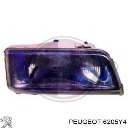 6205Y4 Peugeot/Citroen faro derecho