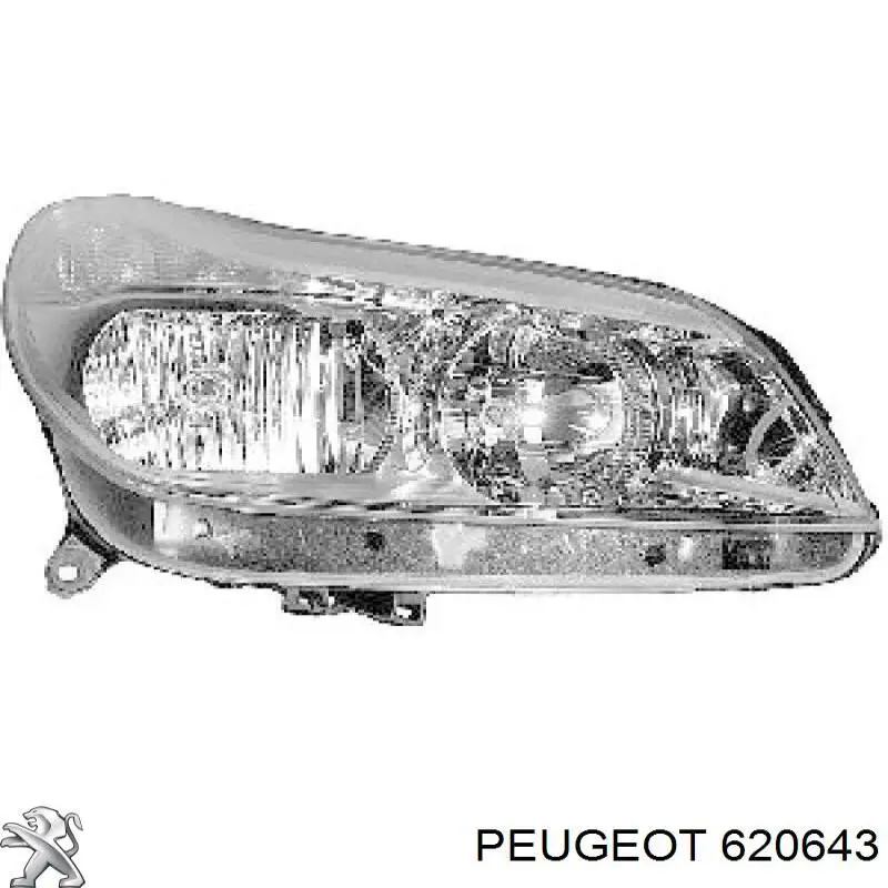 Comprar 620643 Peugeot/Citroen Faro derecho