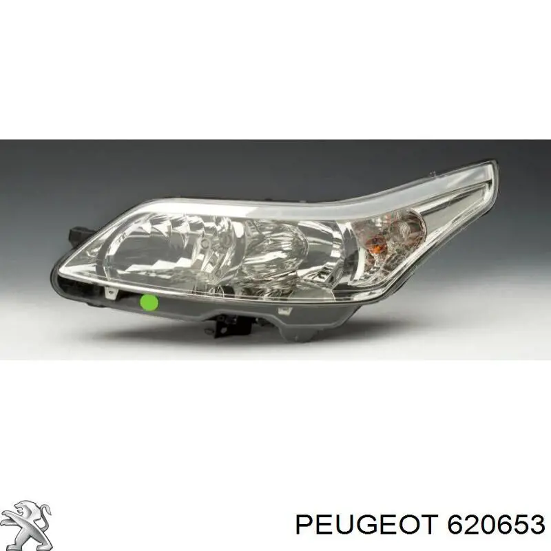 620653 Peugeot/Citroen faro derecho