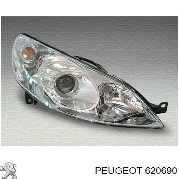 620632 Peugeot/Citroen faro derecho