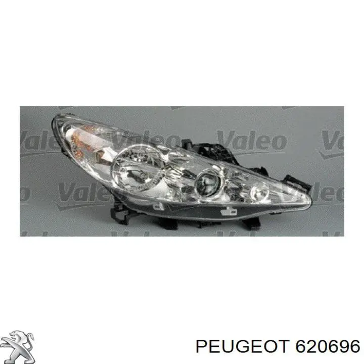 Faro derecho Peugeot/Citroen 620696 precio, desde 189,02 EUR