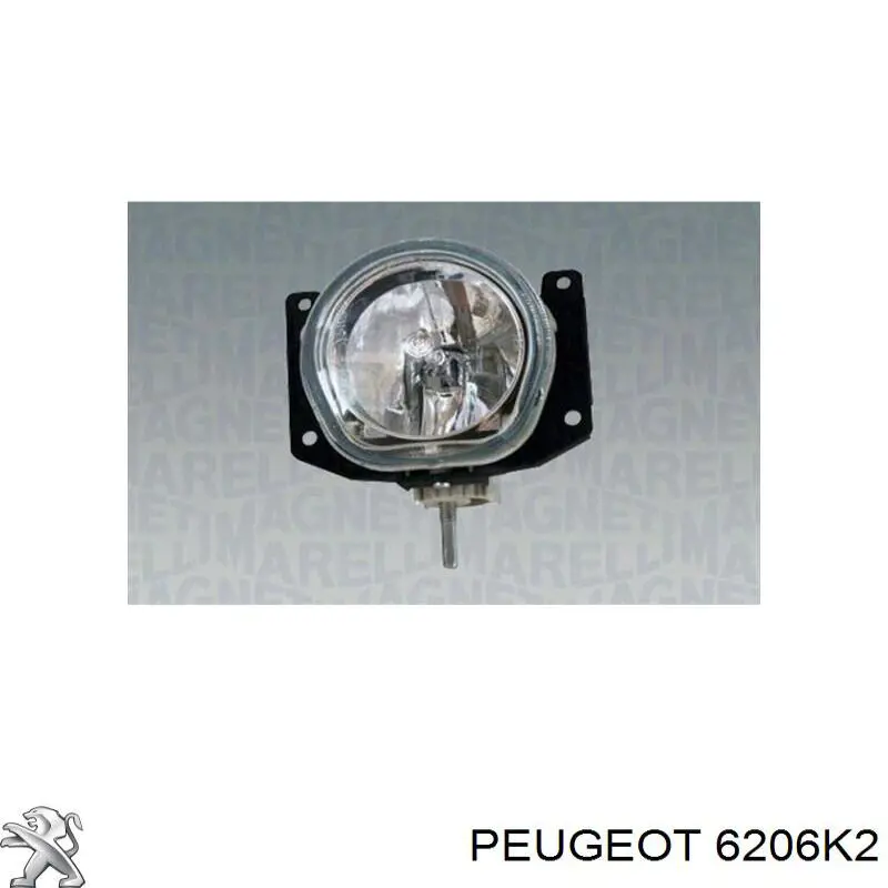 Faro antiniebla derecho 01356780080 Peugeot/Citroen