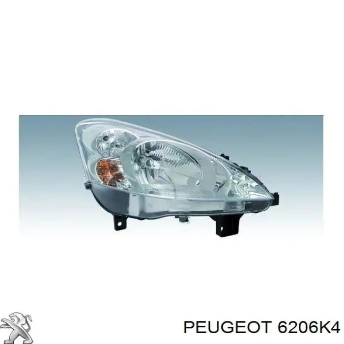 Faro derecho Peugeot/Citroen 6206K4 precio, desde 154,47 EUR