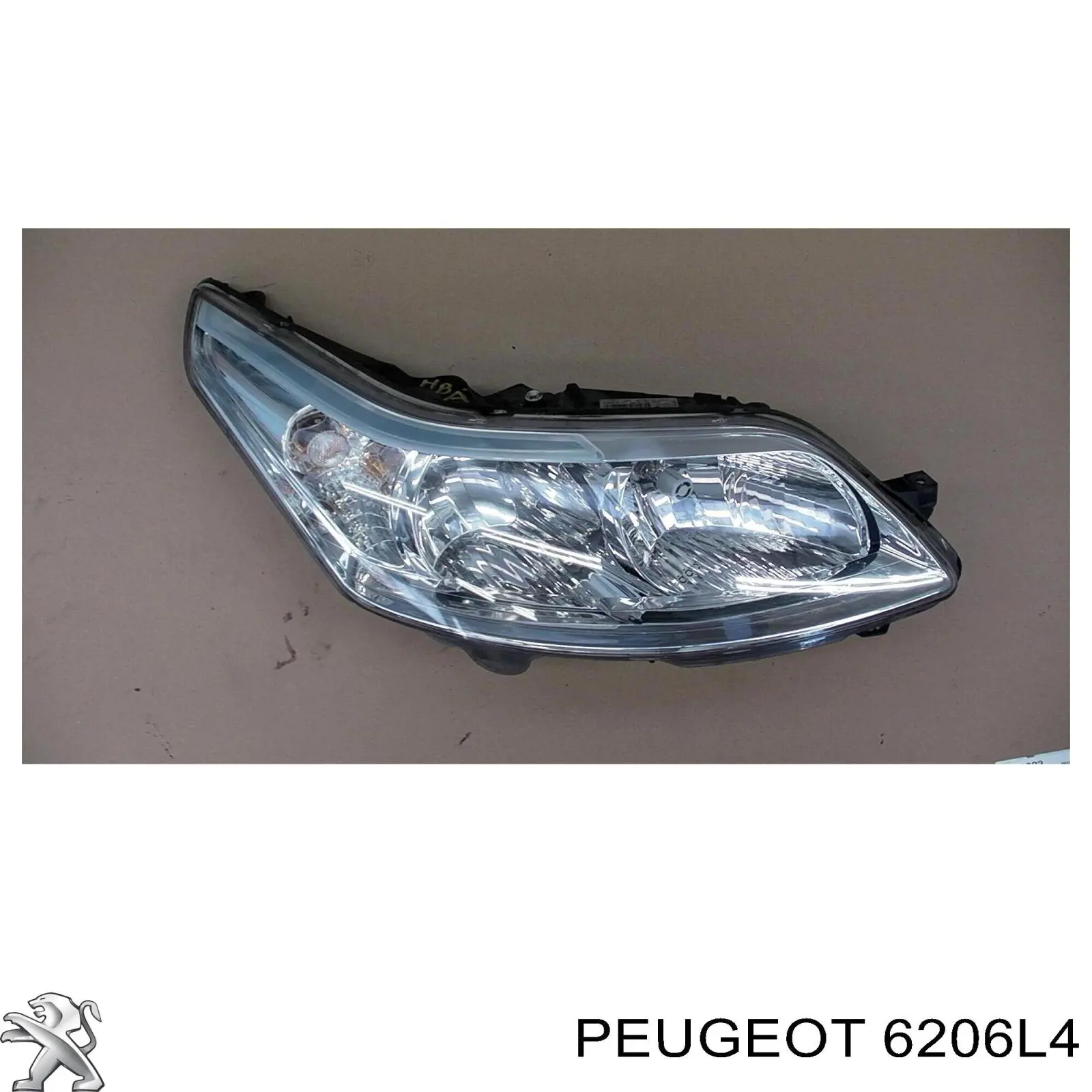 Comprar 6206L4 Peugeot/Citroen Faro derecho