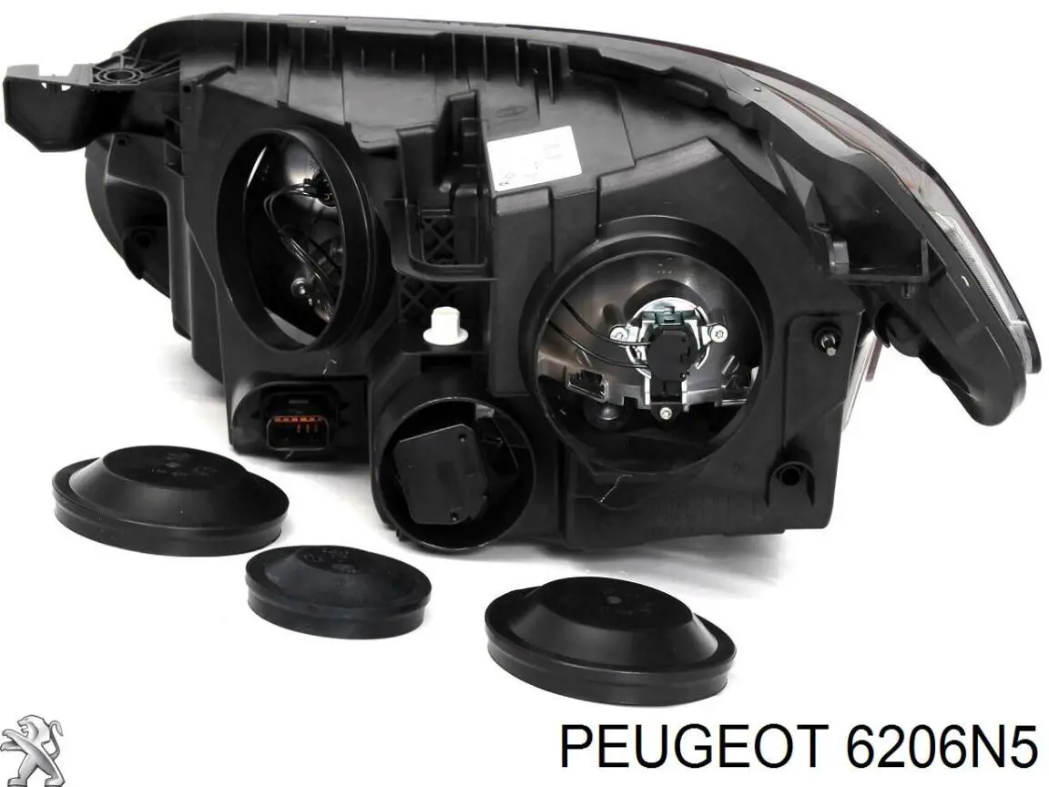 Faro derecho Peugeot/Citroen 6206N5 precio, desde 155,36 EUR