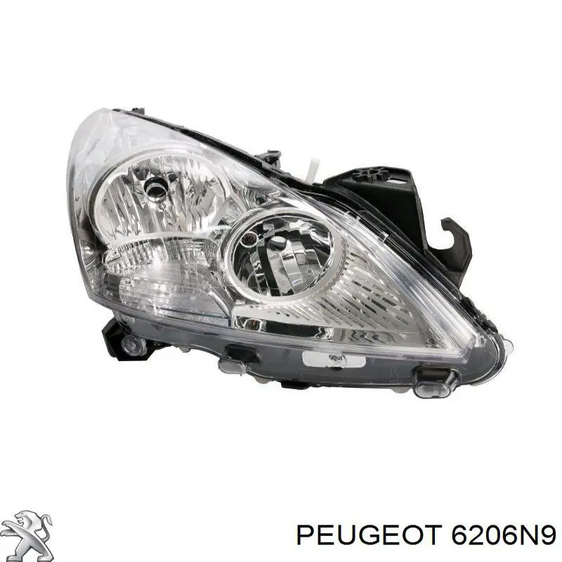 6206N9 Peugeot/Citroen Luz derecha