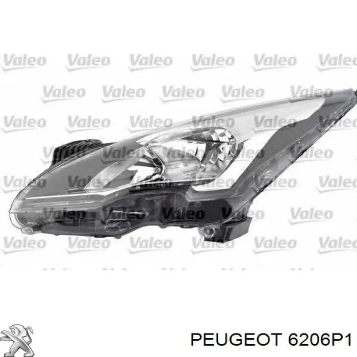 Comprar 6206P1 Peugeot/Citroen Faro delantero izquierdo