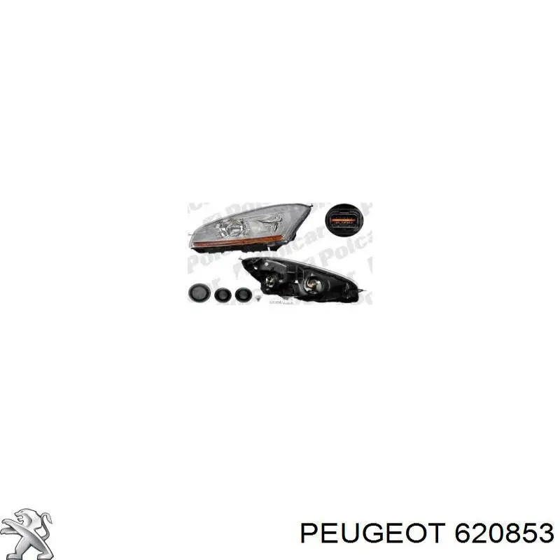 Faro Peugeot/Citroen 620853 precio, desde 112,59 EUR