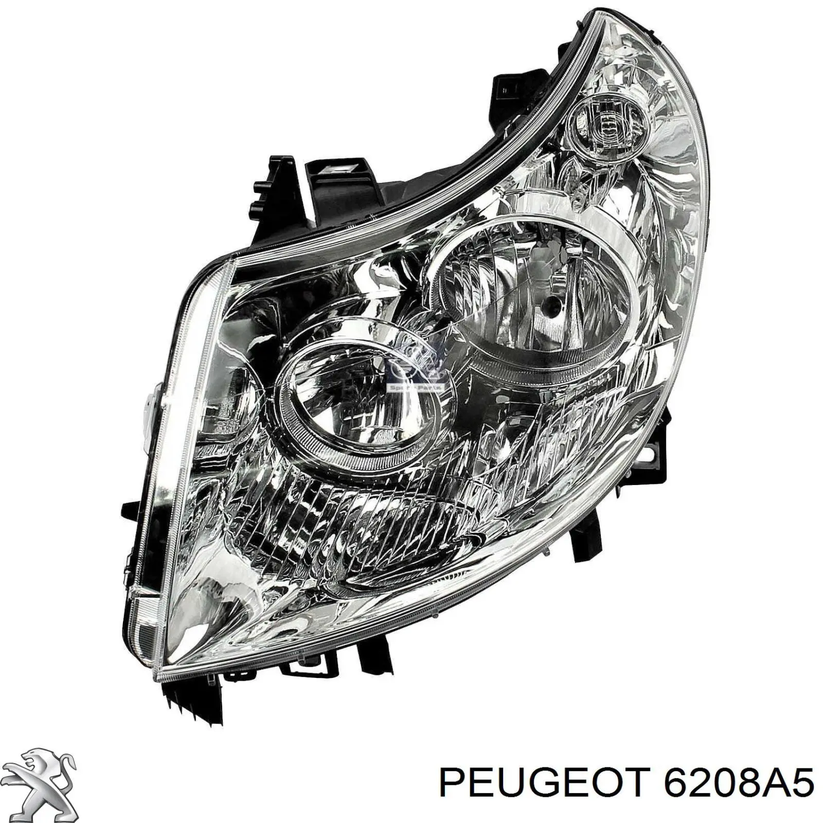 6208A5 Peugeot/Citroen faro izquierdo