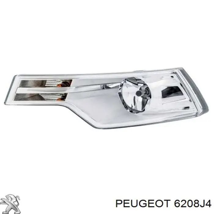 6208J4 Peugeot/Citroen faro antiniebla izquierdo