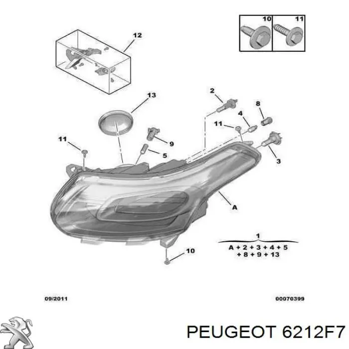 6212F7 Peugeot/Citroen