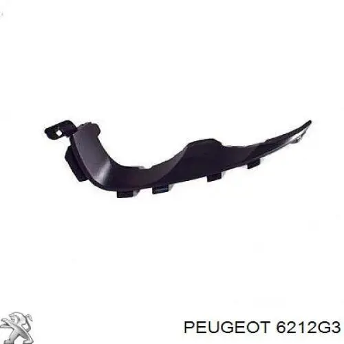 6212G3 Peugeot/Citroen soporte, faro principal delantero derecho