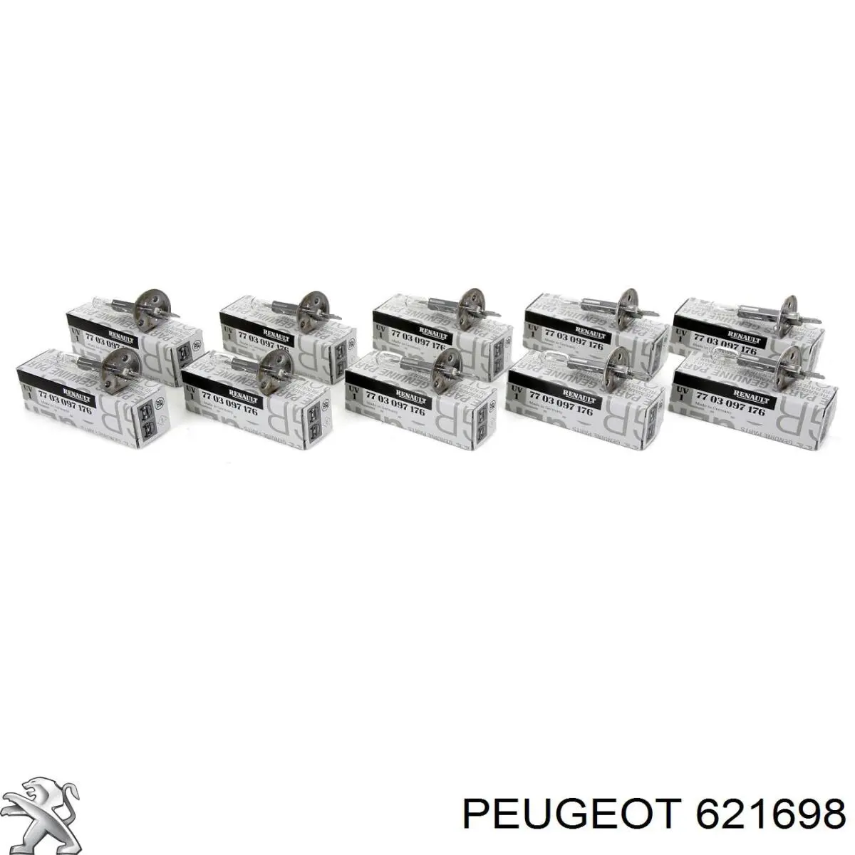Lámpara halógena Peugeot/Citroen 621698 precio, desde 3,63 EUR