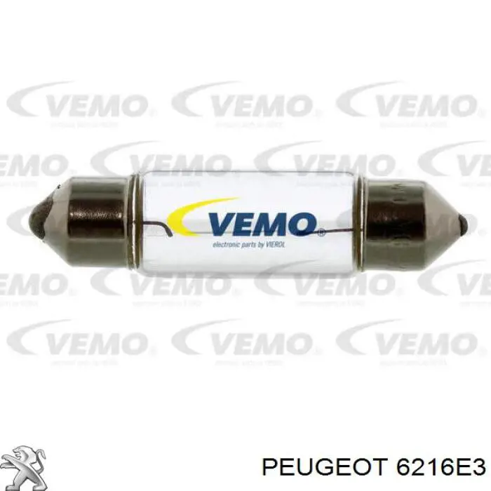 Comprar 6216E3 Peugeot/Citroen Lámpara de luz interior de cabina