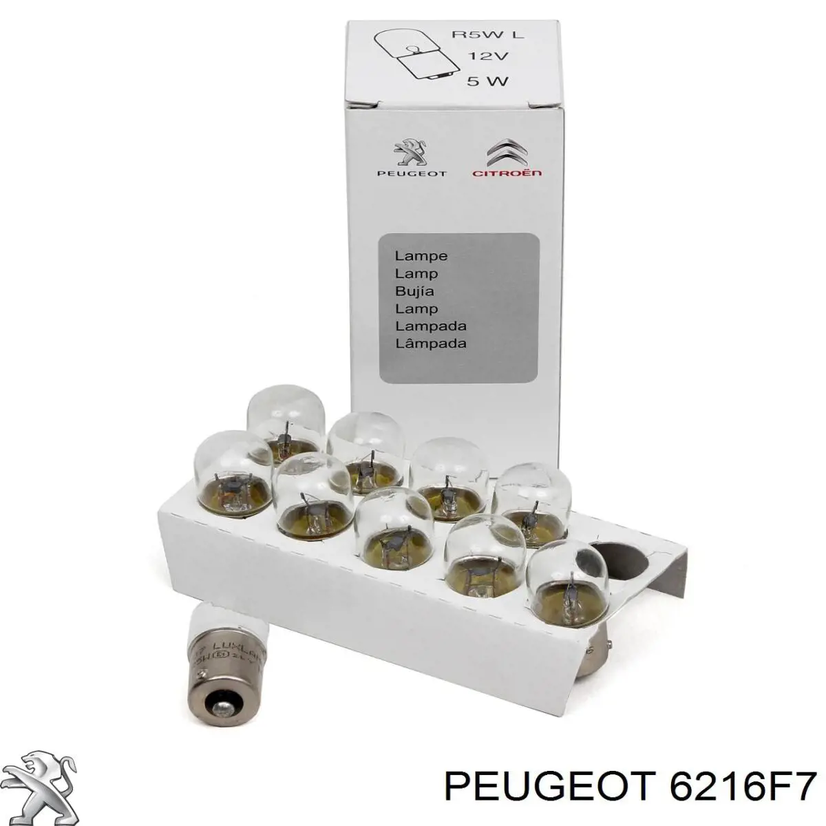 Lámpara de intermitente Peugeot/Citroen 6216F7