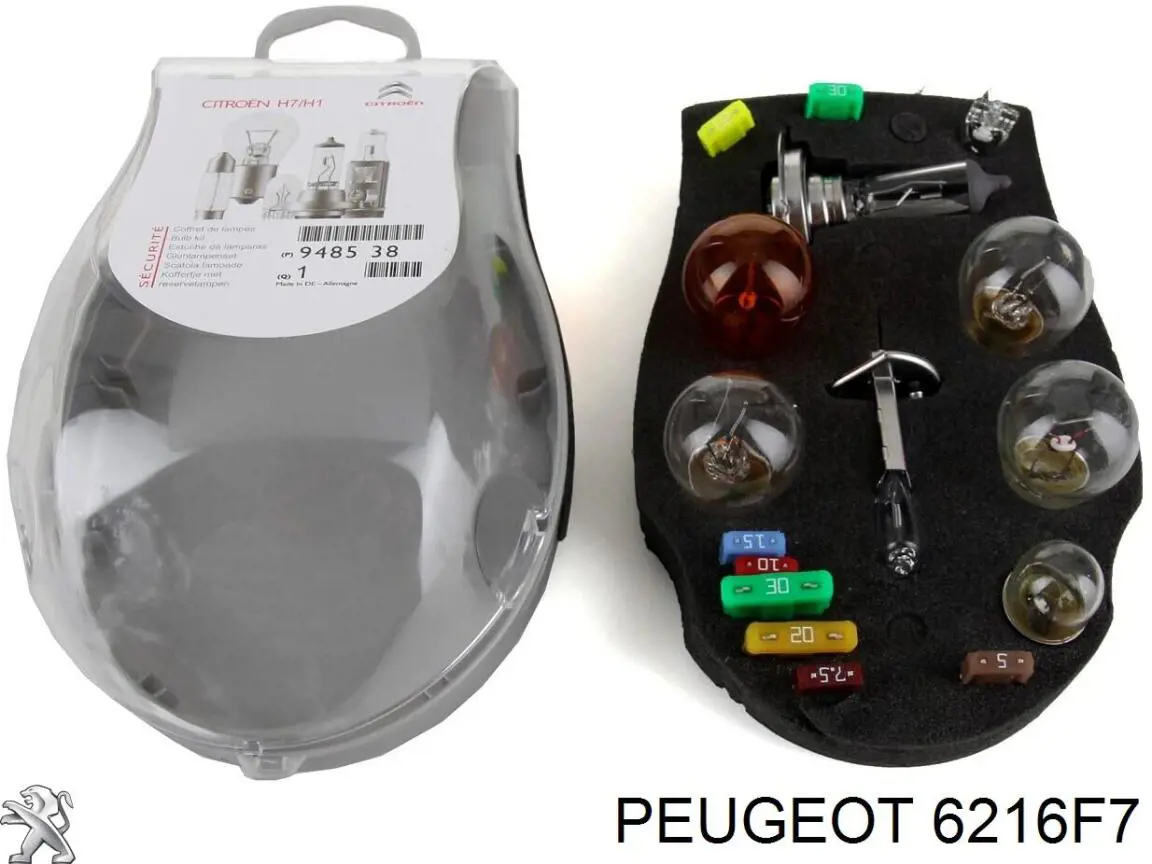Lámpara de intermitente 6216F7 Peugeot/Citroen
