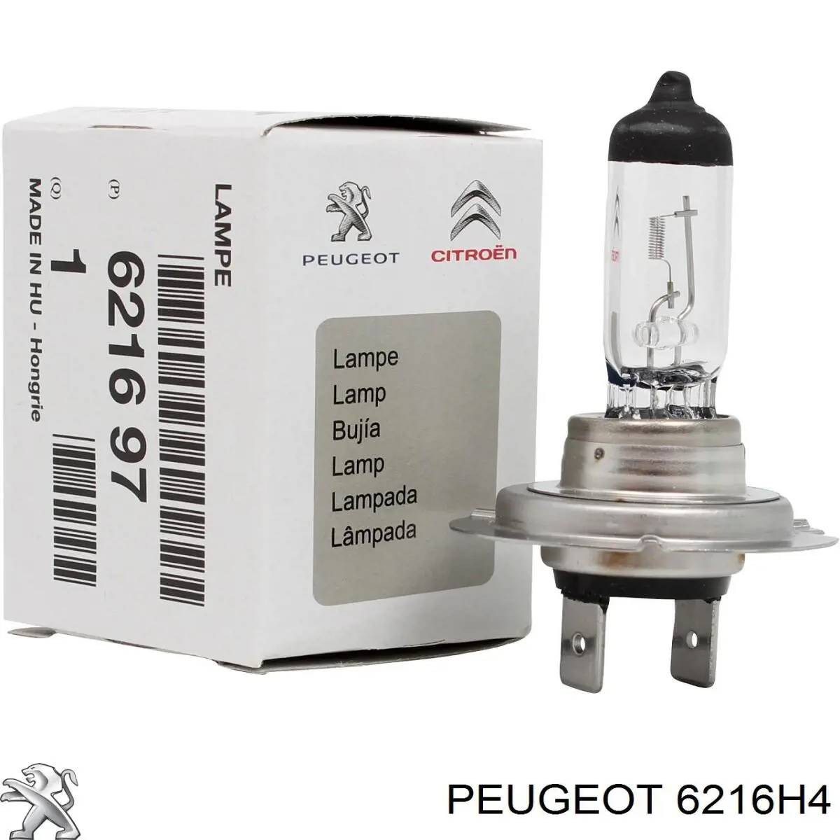 Bombilla halógena de luz larga Peugeot/Citroen 6216H4 precio, desde 17,85 EUR