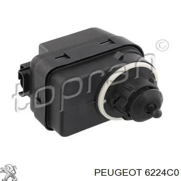 6224C0 Peugeot/Citroen motor regulador de faros