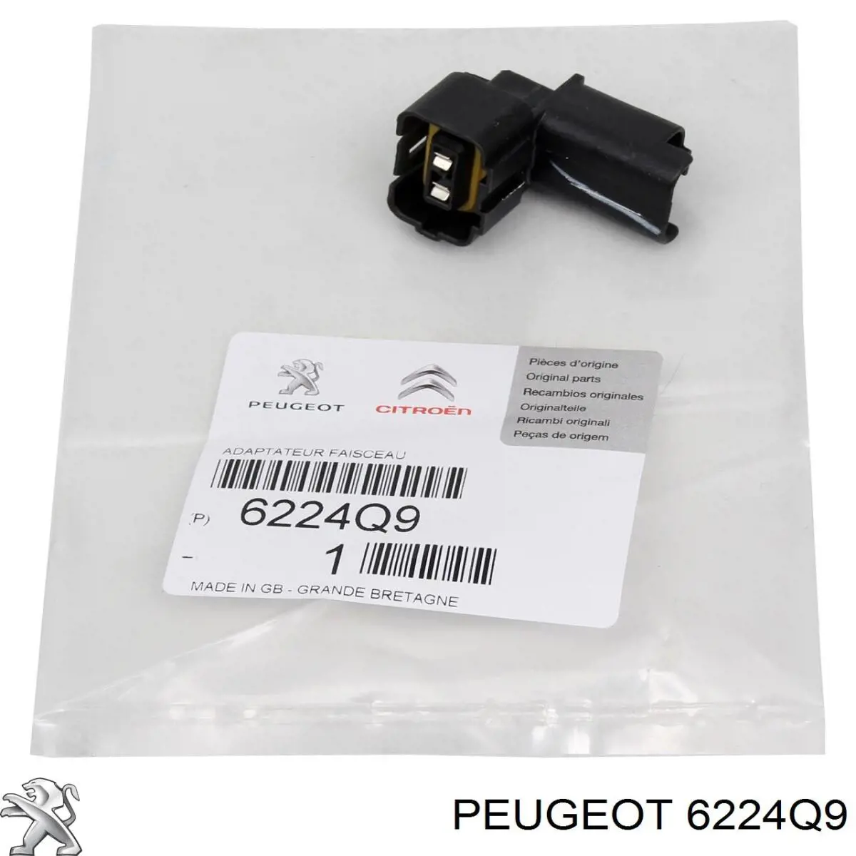 Conector de faro antiniebla Peugeot/Citroen 6224Q9 precio, desde 15,12 EUR