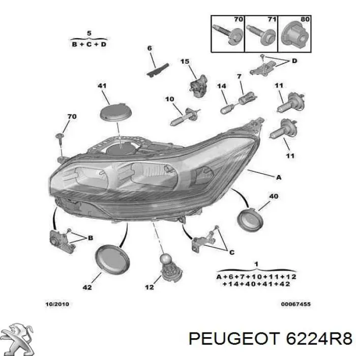 00006224R8 Peugeot/Citroen