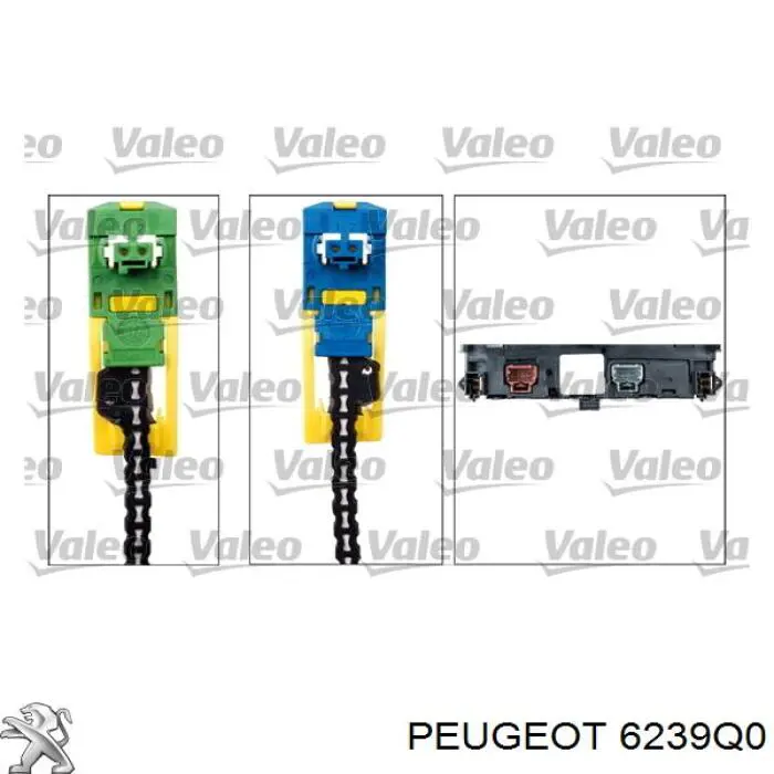 6239Q0 Peugeot/Citroen conmutador en la columna de dirección completo