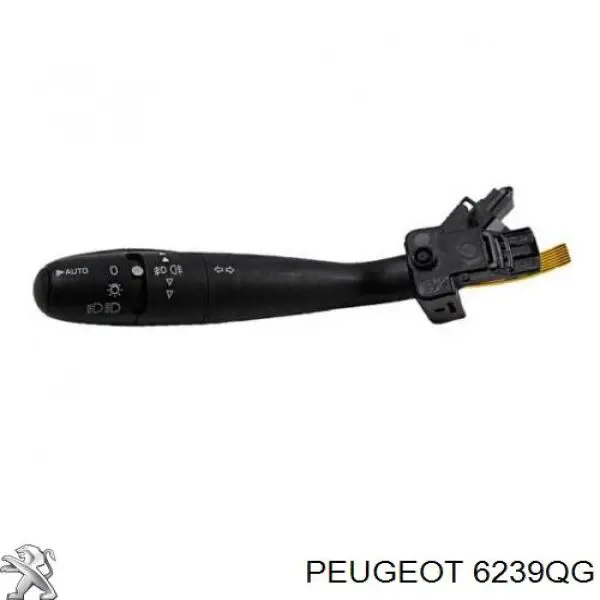 6239QG Peugeot/Citroen Conmutador izquierdo de la columna de dirección
