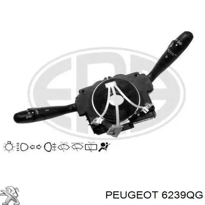 Conmutador izquierdo de la columna de dirección Peugeot/Citroen 6239QG precio, desde 22,58 EUR